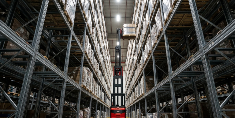 High-Density Storage: The Role of Narrow Aisle Trucks