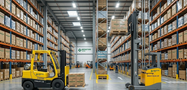 Choosing Between Reach Trucks and Counterbalance Forklifts
